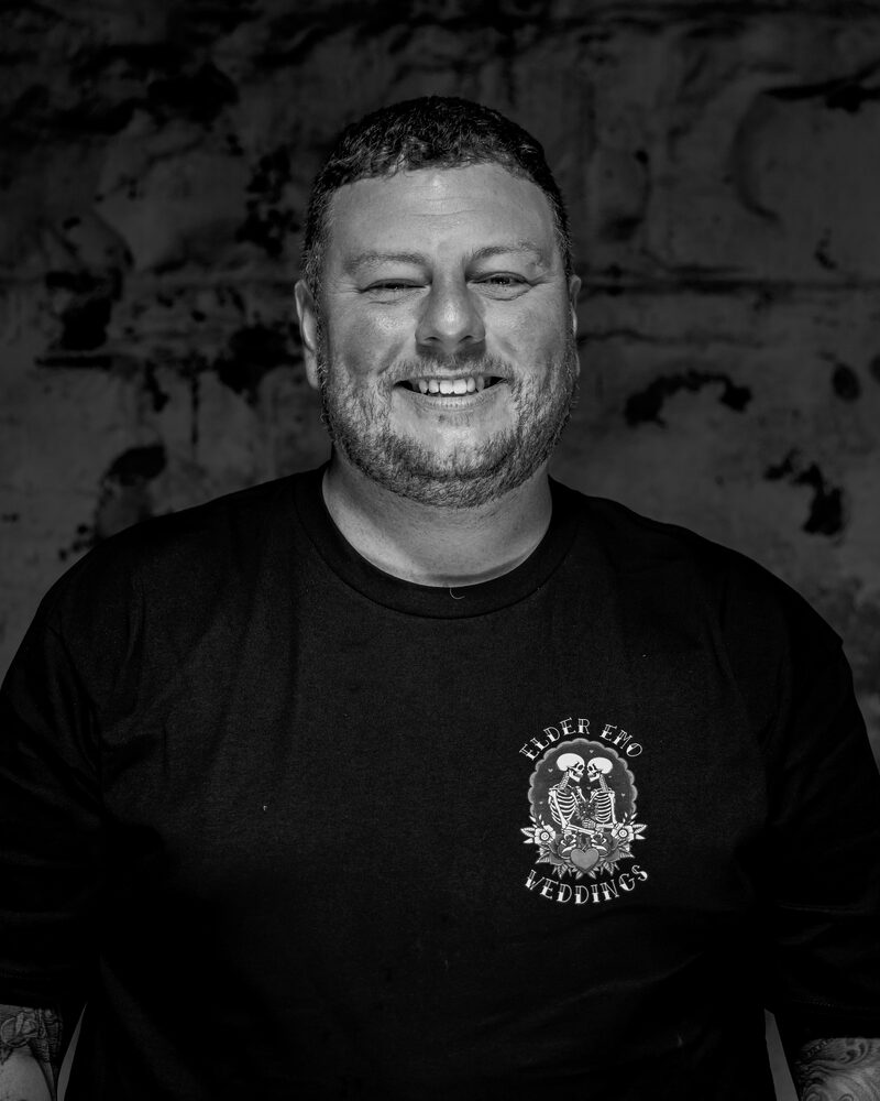 Apples, founder of Elder Emo Weddings Melbourne