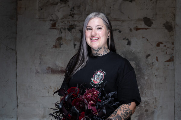 Megan - dark romantic wedding florist